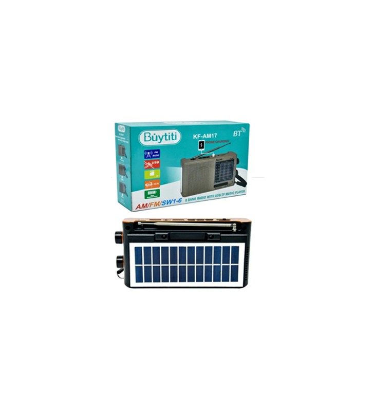 RADIO SOLAR BUYTITI KF-AM69 AM/FM/SW/USB/TF/BT