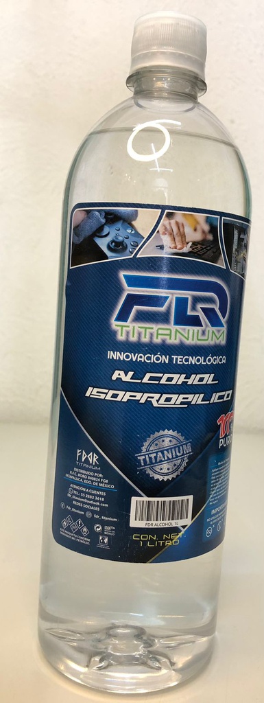 Alcohol isopropilico Titanium botella 1L