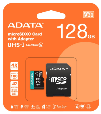 Memoria Micro SD 128GB v30 4k 6490