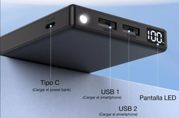 Bateria Portatil 10000mAh 10.5w GAR263