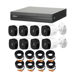 kit camaras DAHUA 8 cams 1080P +dvr wizense