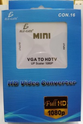 Mini Convertidor Adaptador de Señal Vga A Hdmi 1080p TV con.16