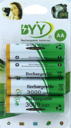 Bateria Recargable AA  3000 mAh BYY DC21